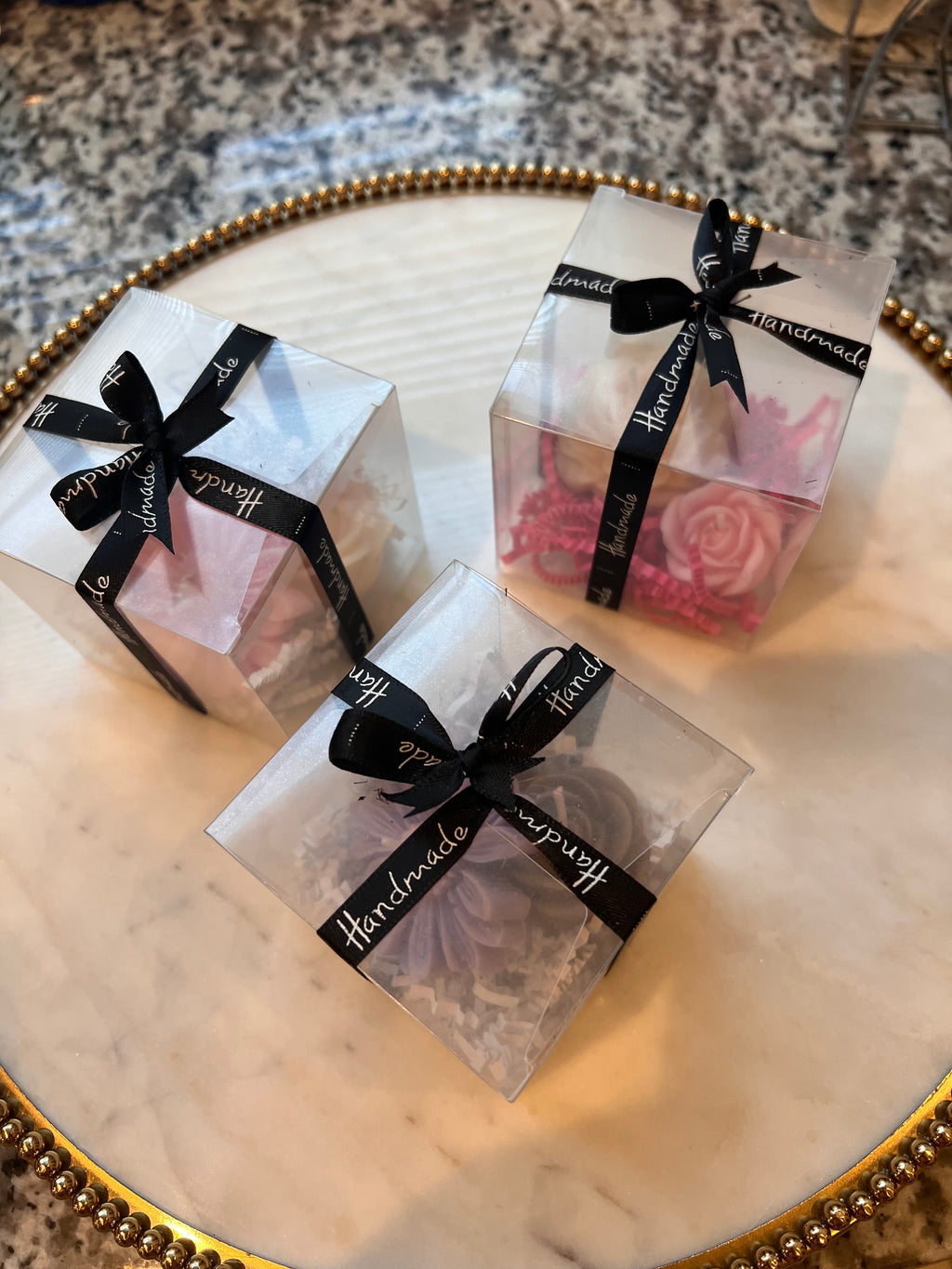 Flower Candles in Gift Boxes