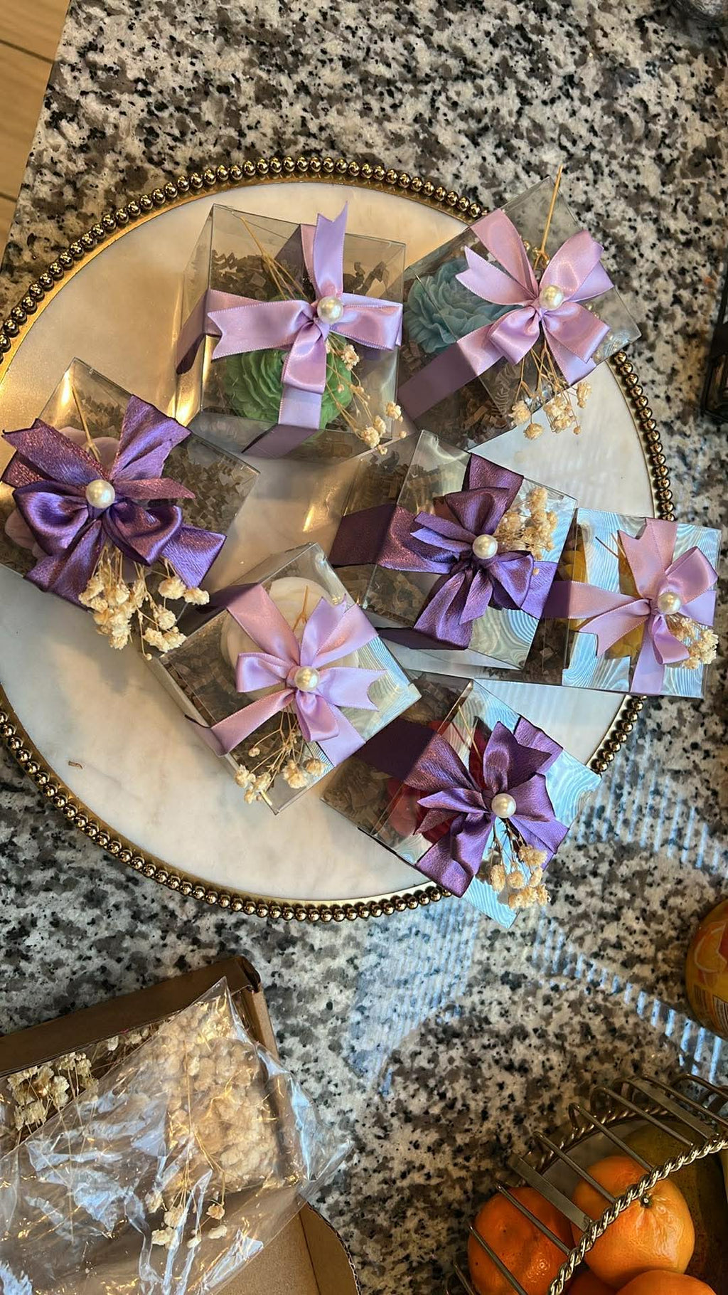 Flower Candles in Gift Boxes